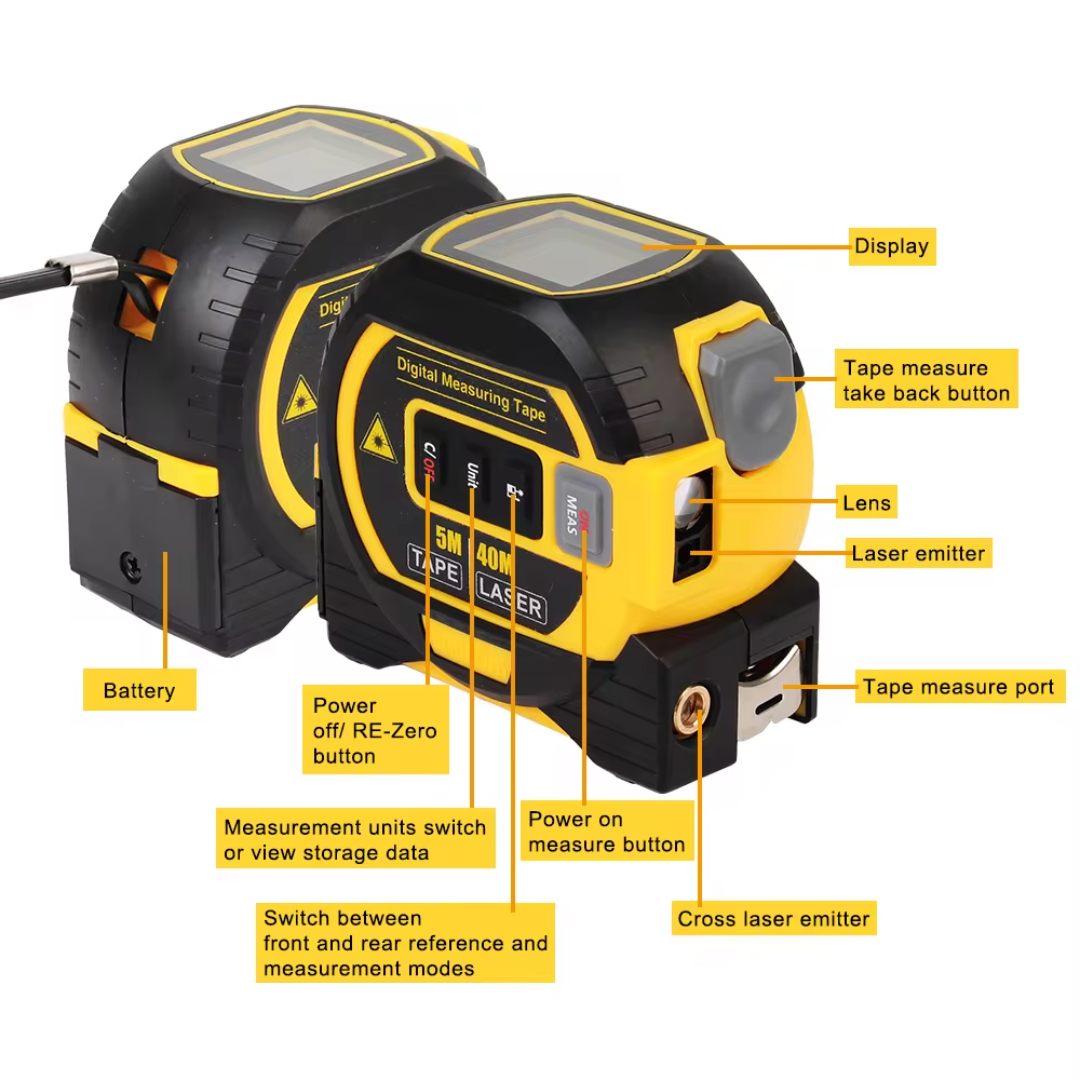 Precision Laser Tape Measure