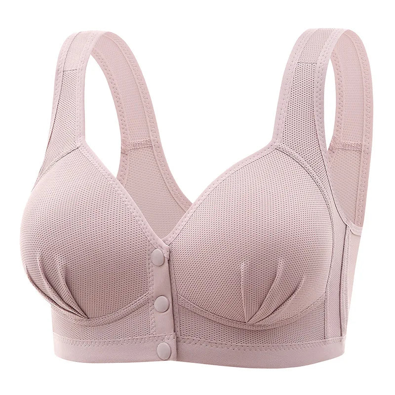 Front Closure Breathable Bra